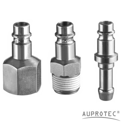 Druckluft Stecknippel Stecker Adapter Stecktülle Schlauchtülle Sicherheit Nippel