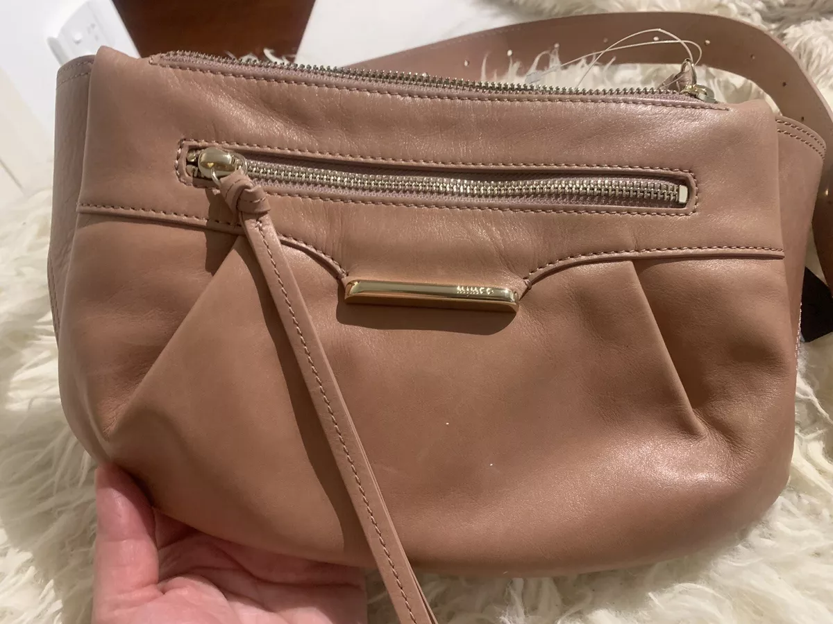 New Mimco Rare 349 Reflect Belt Bag Leather Handbag PURSE