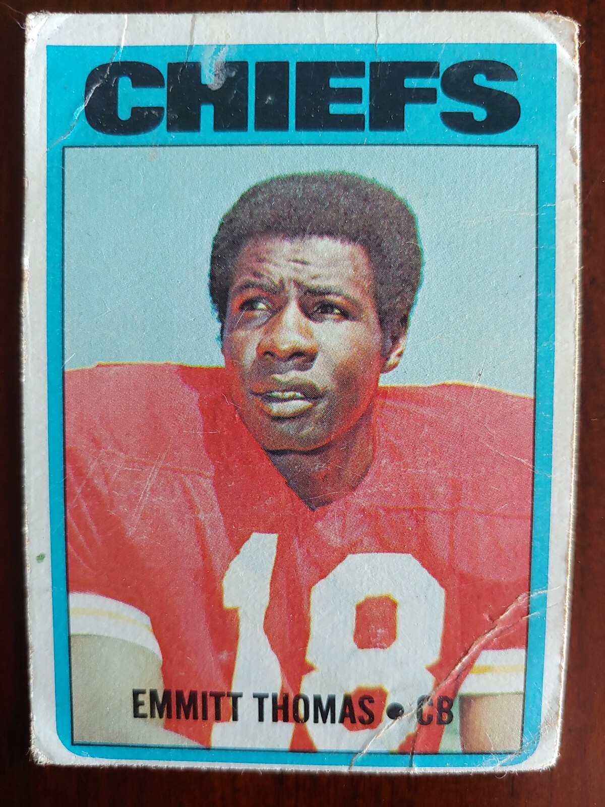 1972 Topps - #157 Emmitt Thomas (RC)