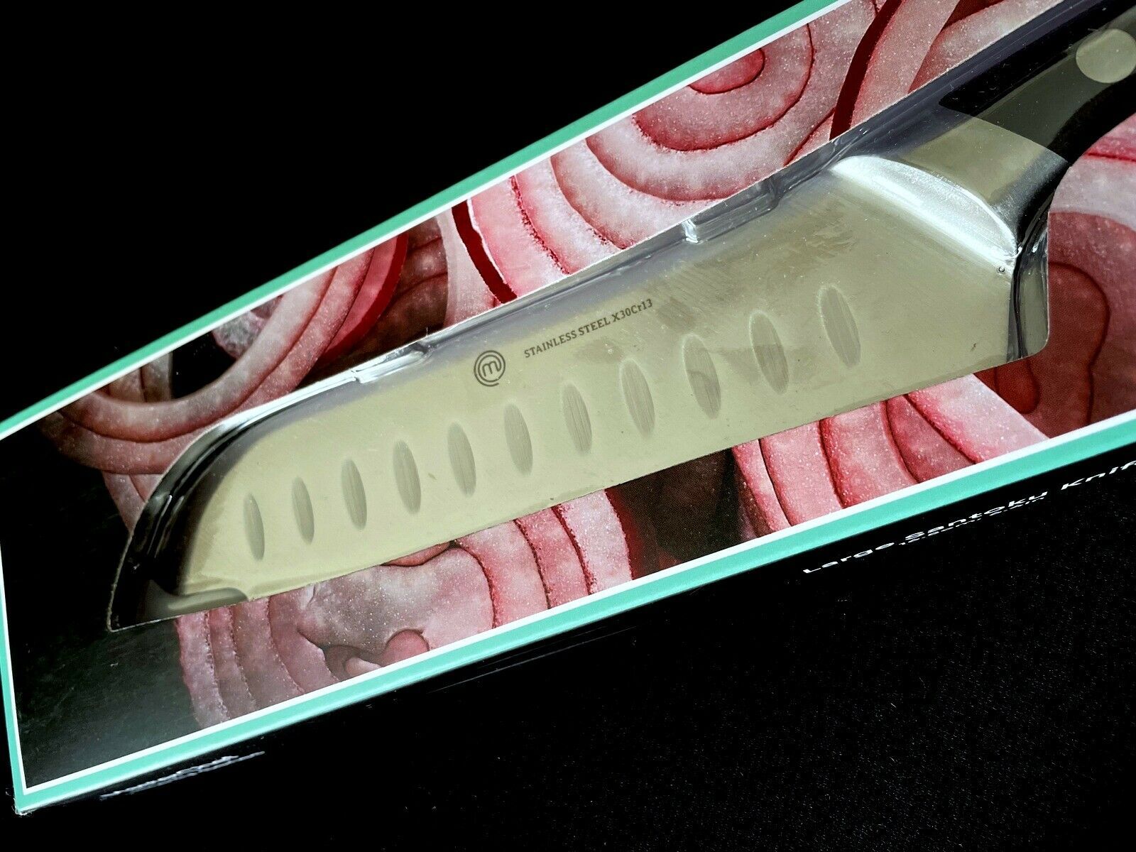 NEW Coles MasterChef LARGE Santoku KNIFE 16.5cm Chef Utensil 6.4 inch