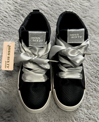 Miss Sixty Mädchen Sneaker  Schnürboots  schwarz Gr. 33 Neu!
