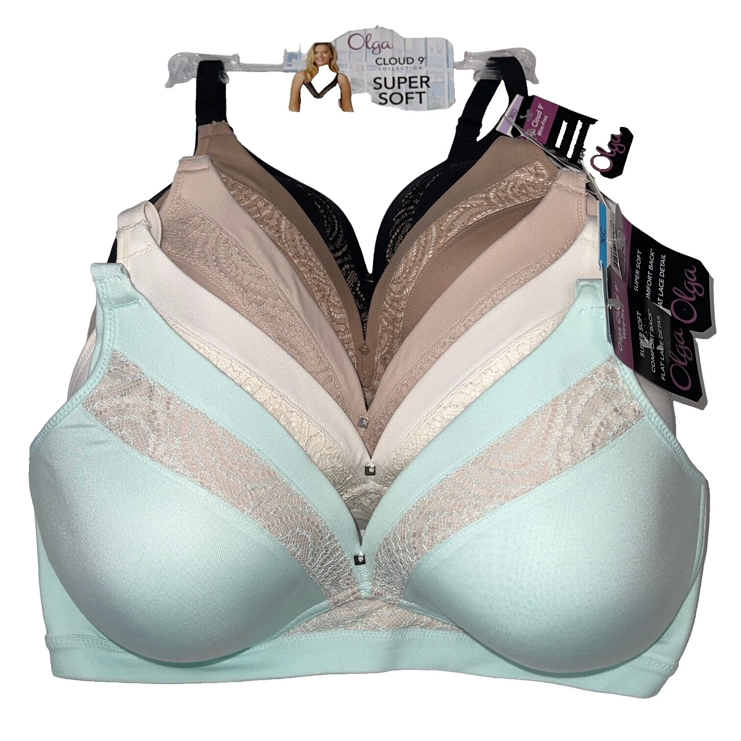 Olga 聚酯纤维内衣和睡眠女士