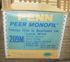 Antique PENN Peer Monofil # 209M Reel in Box USA Instructions and Tools Bakelite — photo 3