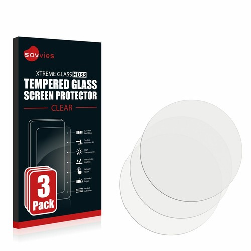 Garmin Forerunner 945 , 3 x Savvies® Xtreme HD33 Tempered Glass Screen Protector - Foto 3 di 7