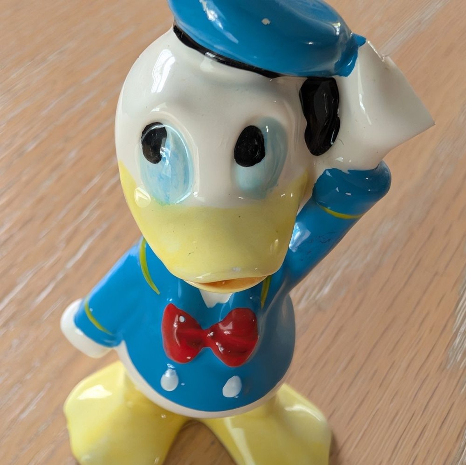Vintage Walt Disney Collectible 2.5" Ceramic Donald Duck Figurine Made In Japan image 5