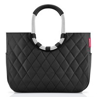 reisenthel Loopshopper L Shopper Schultertasche Tasche Rhombus Black Schwarz Neu