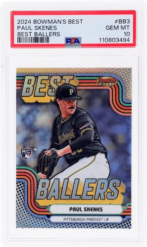 2024 Bowman's Best Paul Skenes Best Ballers #BB3 PSA 10