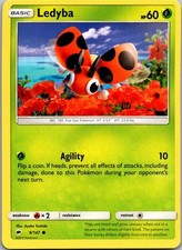 Ledyba Common SM - Burning Shadows 9/147 NM