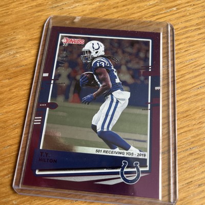 2020 Panini Donruss TY Hilton Season Stat Line /500 Indianapolis Colts NFL