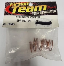 TEAM ASSOCIATED # 3946 NTC/NTC3 Copper Spring LBS NIP