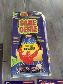 Nintendo Nes Game Genie Black +Box +Booklet