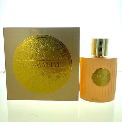 Khadlaj Cream Velvet Extrait DE Perfum Spray for Unisex 3.4 oz - New Damaged Box