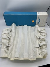 Vintage CAMP White Lacing Corset Girdle Shapewear Back Brace 38 Model 9478