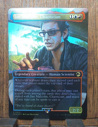 Ian Malcolm, Chaotician (Foil Borderless) Universes Beyond: Jurassic World