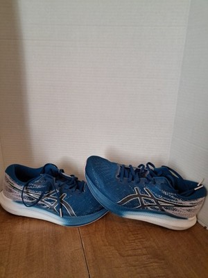 Asics 1012B184-400 EvoRide 3 Mako Blue Silver Sneaker Shoes  Women's size 10