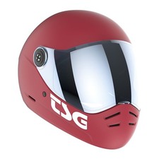 TSG Pass 2.0 Full Face Helmet , Downhill Skateboarding, S 54-56 cm , Gentle Red
