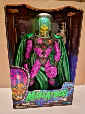 Mars Attacks! 12  Martian Supreme Commander Figure  nib Trendmasters 1996
