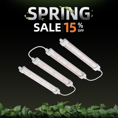 Spider Farmer Glow30 LED Grow Light Bars Full Spectrum Hydroponics Indoor Plants