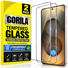 Gorilla Tempred Glass Screen Protector For Samsung S26 FE Ultra S25 S24 S23 S22
