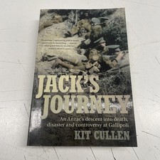 ORIGINAL MILITARY WAR BOOK WW1 Jacks Journey Anzac Cullen Gallipoli F