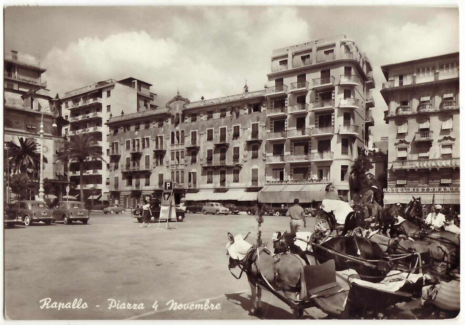 RAPALLO - GENOVA - PIAZZA IV NOVEMBRE - VIAGG. -21080-