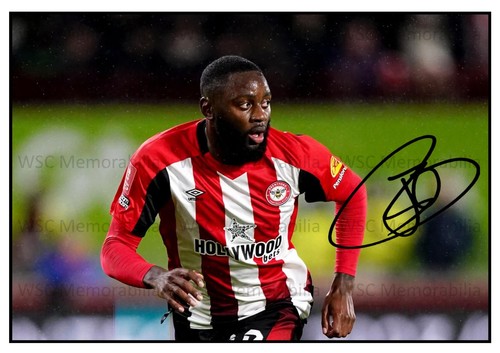 11018. Josh Dasilva Signed Pictures (A4 Prints) Brentford Arsenal etc.