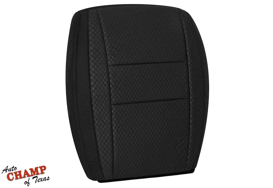 For 18-22 Jeep Grand Cherokee Laredo - Driver Side Bottom Cloth Seat Cover Black - Image 2 of 4