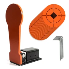 12" Pop-Up Target; Classic 3/8" Thick Reactive Steel Popper Free Standing Met...