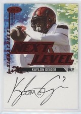 2022 SAGE Low Series Next Level Signatures Red Kaylon Geiger #NLS-KG Auto 0rm6