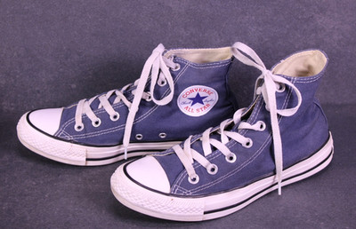 Converse Sneaker Chucks All Star Classic HI Gr. 38 blau Canvas unisex BC1848