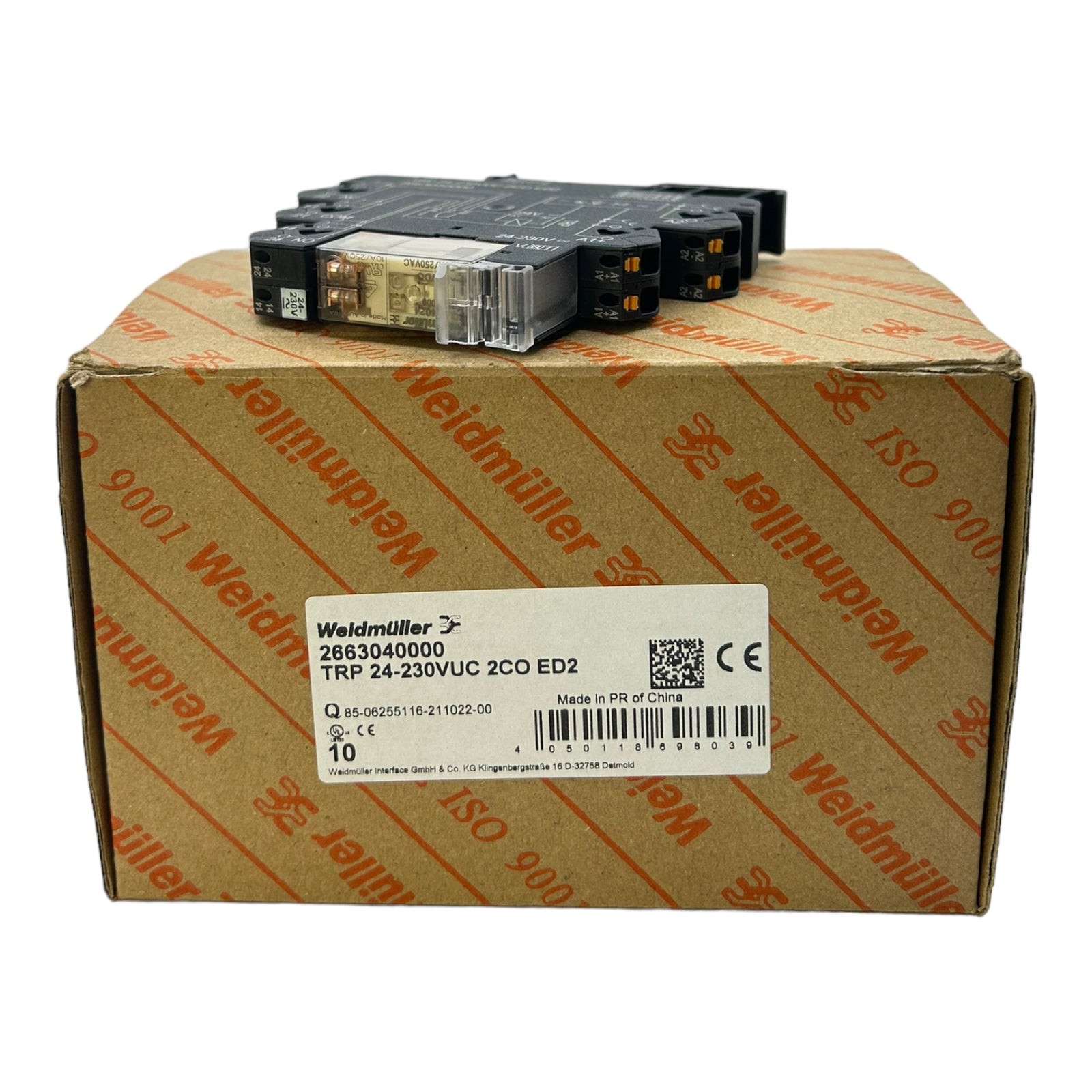 Weidmüller TRP24-230VUC2COED2 Relay Coupler 2663040000 24…230V UC Pack of 10