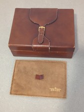 Rolex 70-80s Vintage Creation Geneve Brown Leather Watch Box