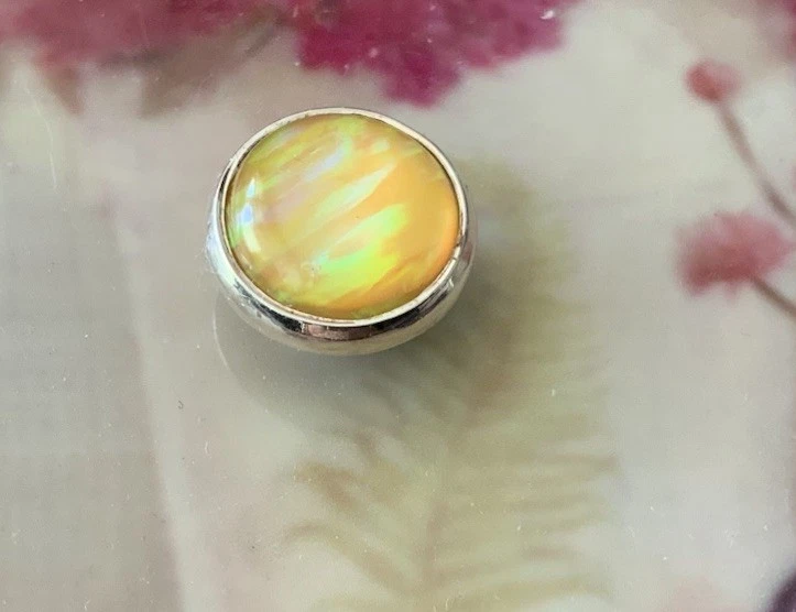 Joya Camaleón Pop Ráfaga de Sol Multi Amarillos Naranja 925 Esterlina Cúpula 3 Disponibles Foto 3 de 4