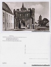 Ansichtskarte Jüterbog Dammtor und Straße 1936