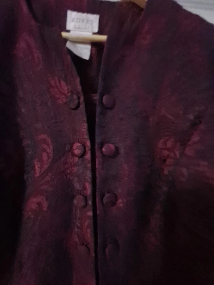 Koret dress womens petite button up vintage jacket size 16 (112) - Image 4 of 4