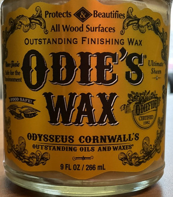 Odie's Finishing Wax Ultimate Sheen Food Safe for Wood 9 fl oz 266 mL
