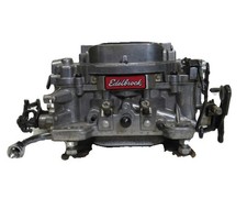 Edelbrock Carburetor 1805 650 Cfm Spread Bore Manual Choke Dual Feed Genuine Edelbrock Carburetor 1805 650 Cfm Spread Bore Manual Choke Dual Feed Genuine