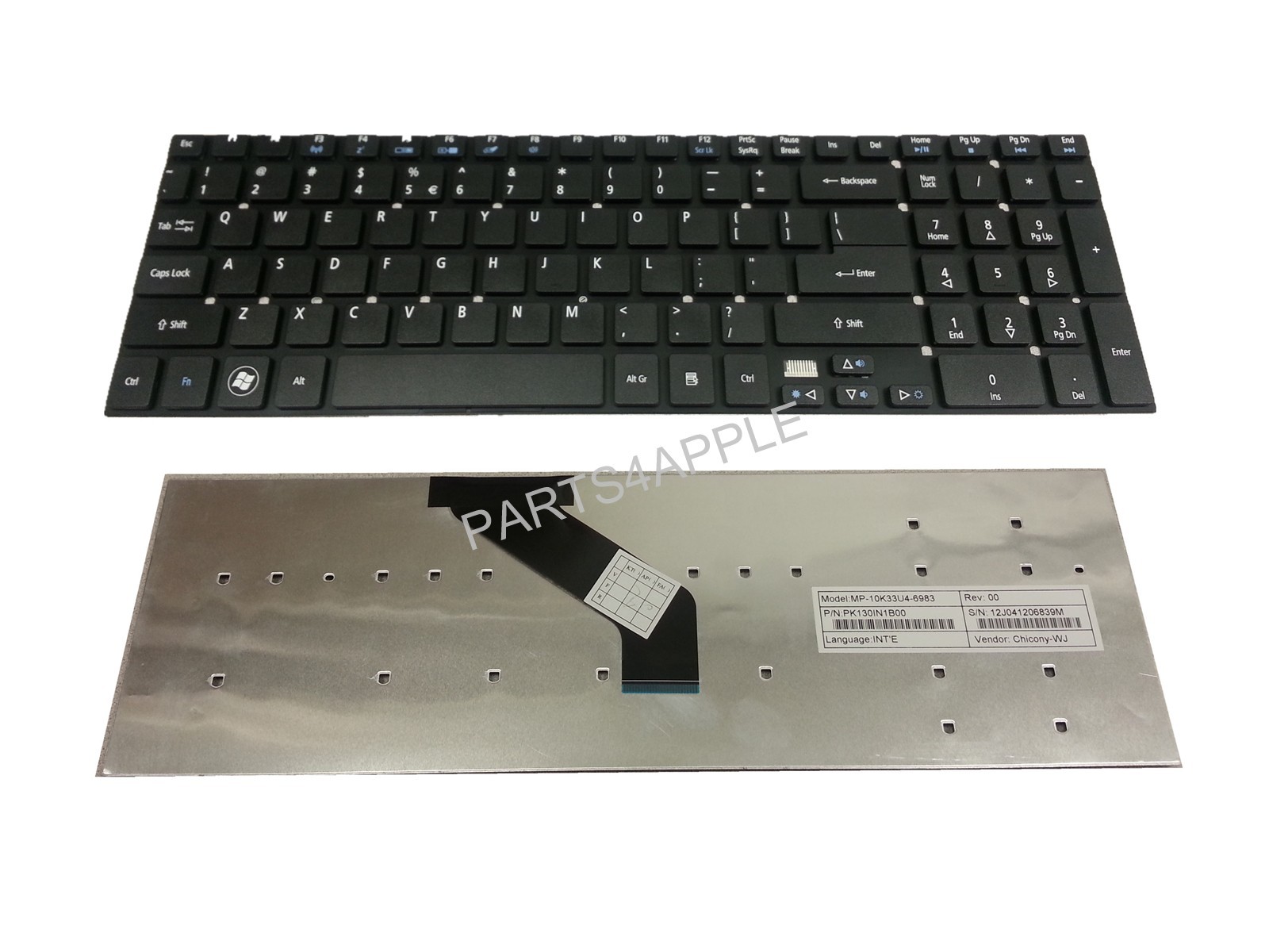 Nv55s New Gateway NV55S NV55S05u NV55S04u NV55S03u NV55S02u Series Keyboard ...