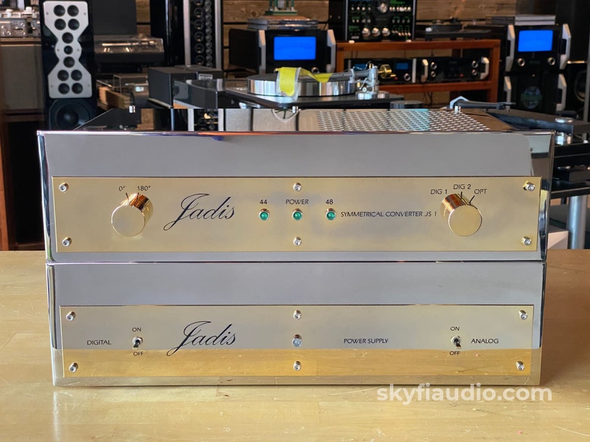 Jadis JS1 MKI Dual Chassis Tube DAC with Tube Power Supply - Made