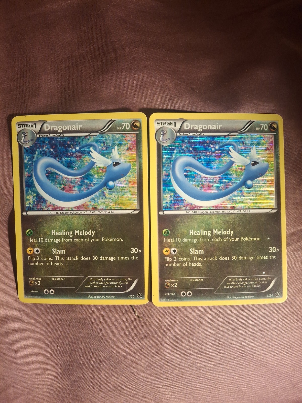 Pokémon Dragonair 4/20 Holographic – Dragon Vault