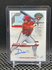 Dante Nori 2025 Prospect Edition Prospect Ticket Auto - #192 Phillies