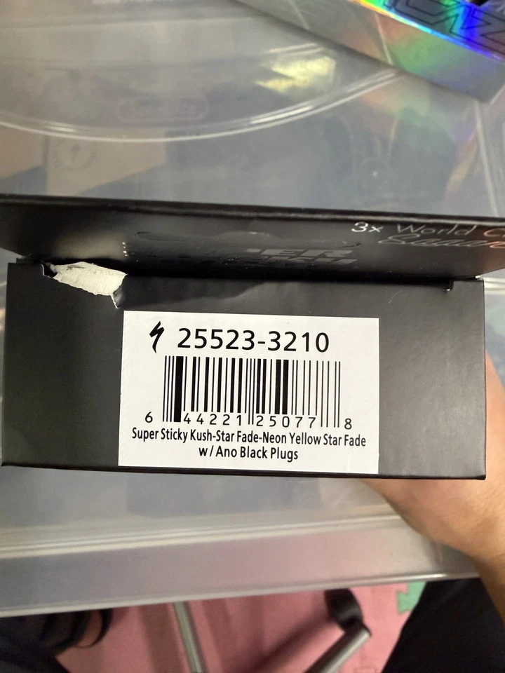 Supacaz Super Sticky Kush bar tape - neon yellow - Image 3 of 3