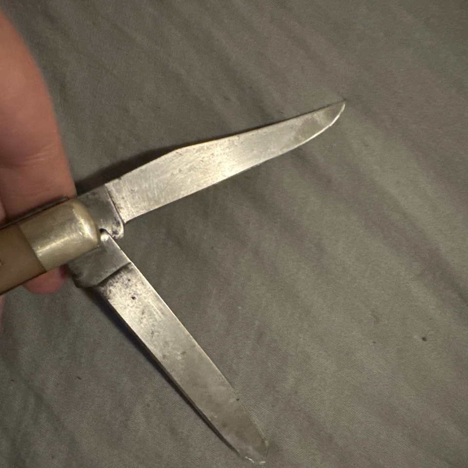 Cuchillo Trampero Cabeza de Oso 96OT Antiguo Temporizador Schrade EE. UU. De Colección Envío Rápido Foto 2 de 4