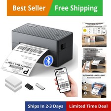 Label Printer, 4x6 Shipping Label Thermal Printer for Packages, Bluetooth Con...