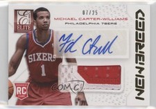 2013-14 Panini Elite Prime 7/25 Michael Carter-Williams #NB-MC Auto 2t7