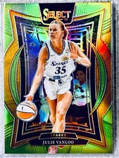 2025 WNBA Prizm Neon Green 🟢 JULIE VANLOO 🔥 13/75 SSP Sparks #21