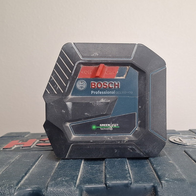 Bosch Professional GCL100-40G Self-Leveling Green Cross-Line Laser Kit Case