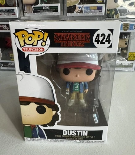 Funko Pop! Dustin #424 Stranger Things Television Vinyl Figure