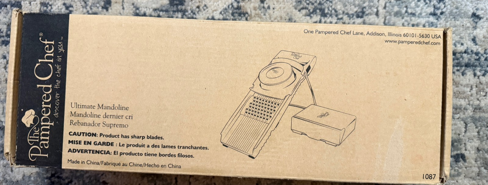 Pampered Chef Ultimate Mandoline Slicer Grater