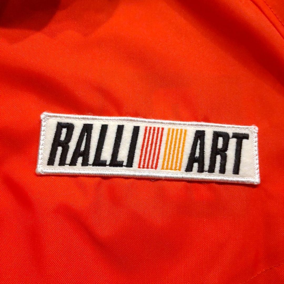 90s Mitsubishi RALLIART Nylon Jacket Red WRC JDM Vintage L | eBay